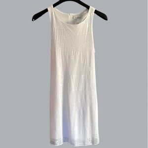 NWT WAYF Eyelet Sleeveless Racerback Dress Large Beach Vacation Bachelorette